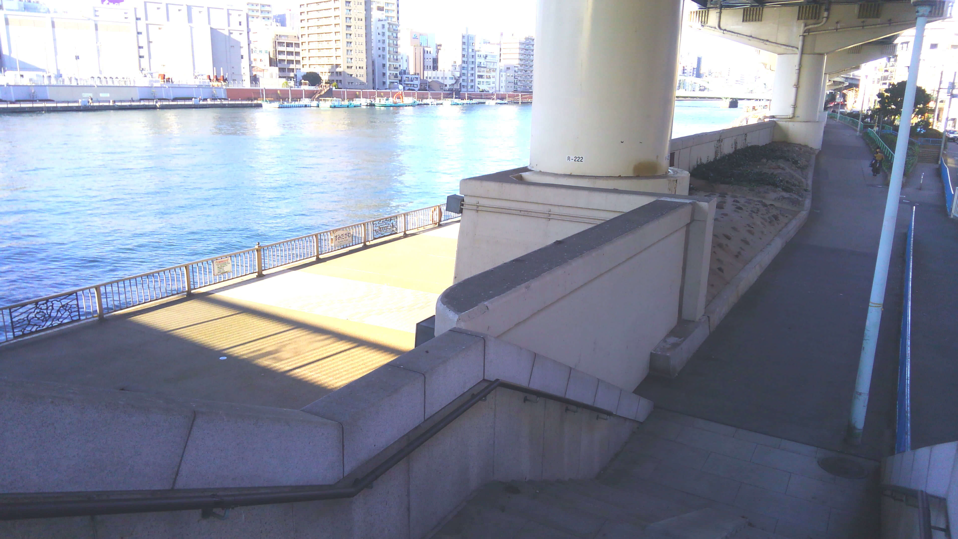 蔵前橋から隅田川テラス